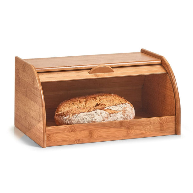 Zeller Scatola per pane, Bambù naturale, l40xl26xh20 cm