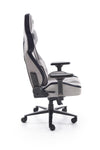 Sedia da gaming in tessuto Alister Grigio (3)