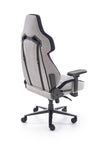 Sedia da gaming in tessuto Alister Grigio (4)