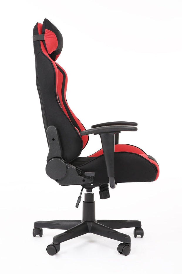 Sedia da gaming in tessuto Cayman Rosso (3)