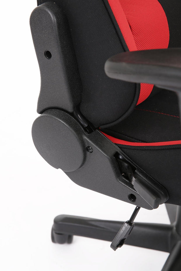 Sedia da gaming in tessuto Cayman Rosso (7)