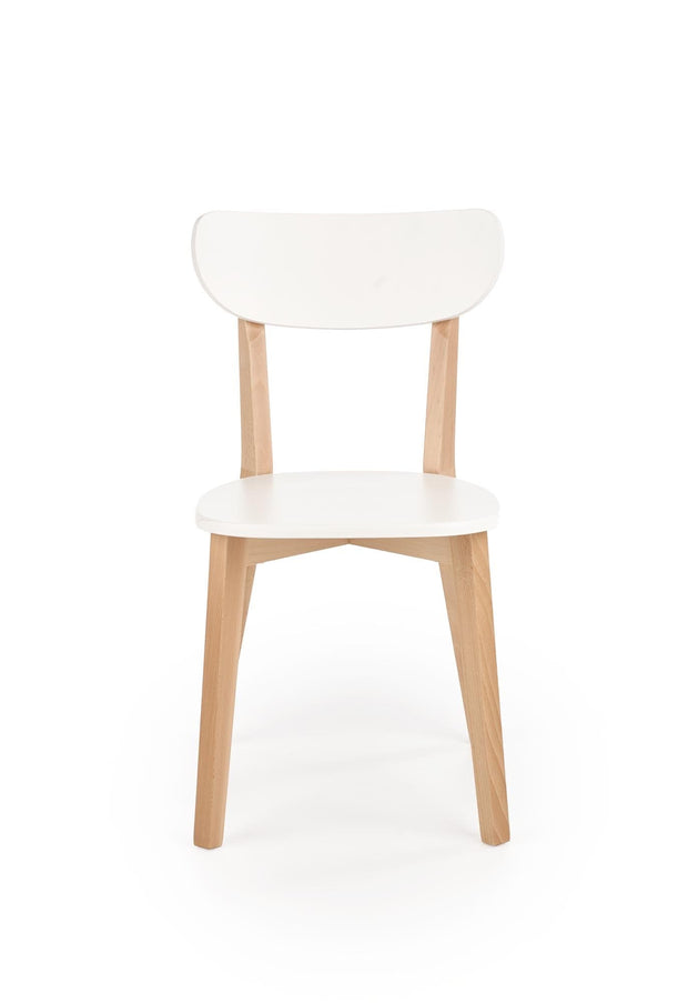 Sedia da pranzo in legno e MDF Buggi Bianco (7)