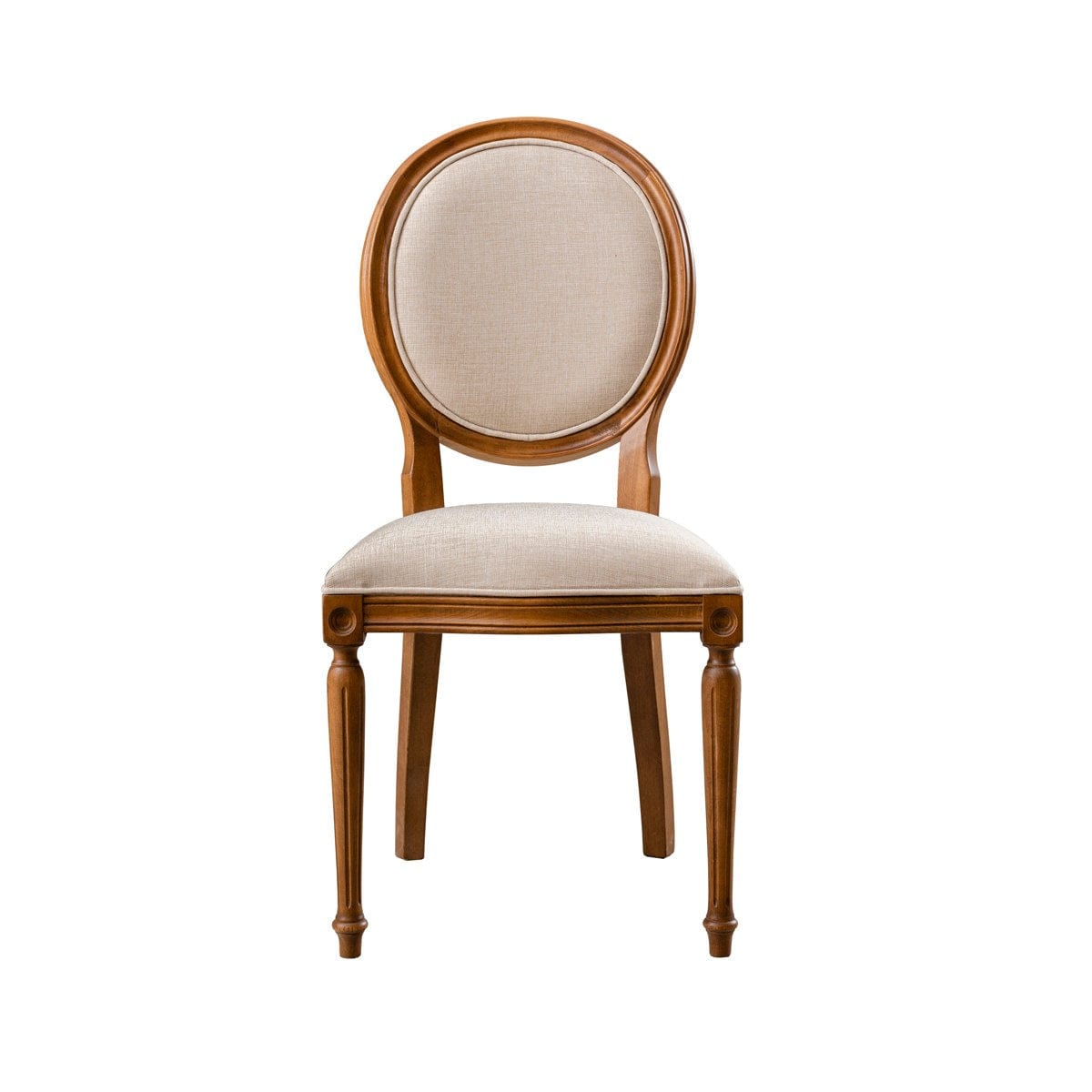 Sedia da pranzo in tessuto Albero 42 Beige (2)