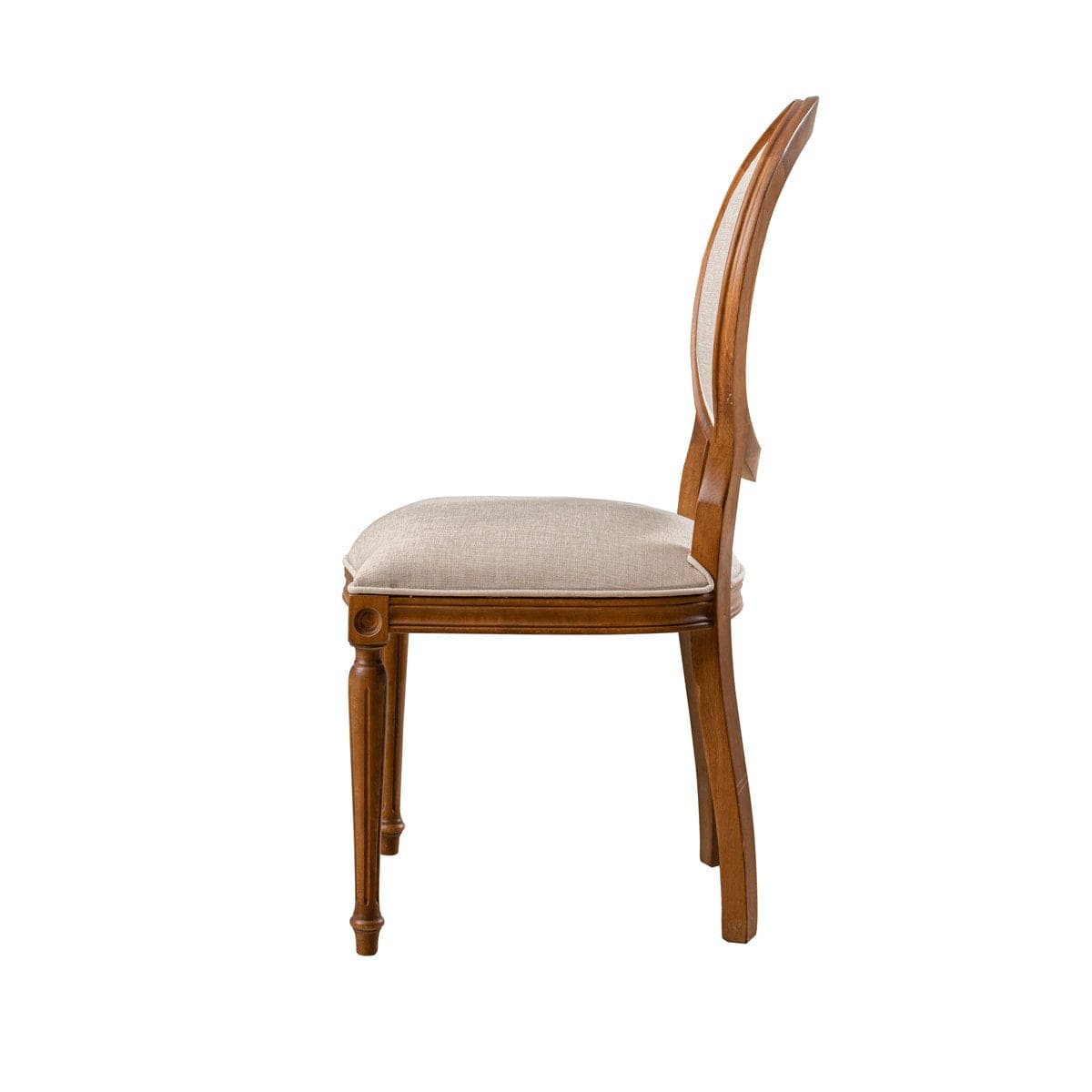 Sedia da pranzo in tessuto Albero 42 Beige (3)