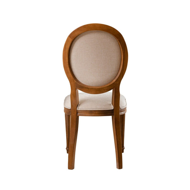 Sedia da pranzo in tessuto Albero 42 Beige (5)