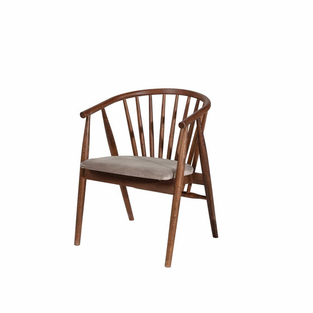 Sedia da pranzo in tessuto Albero 48 Beige (2)