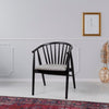 Sedia da pranzo in tessuto Albero 51 Beige