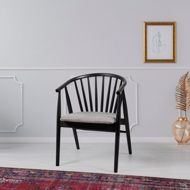 Sedia da pranzo in tessuto Albero 51 Beige