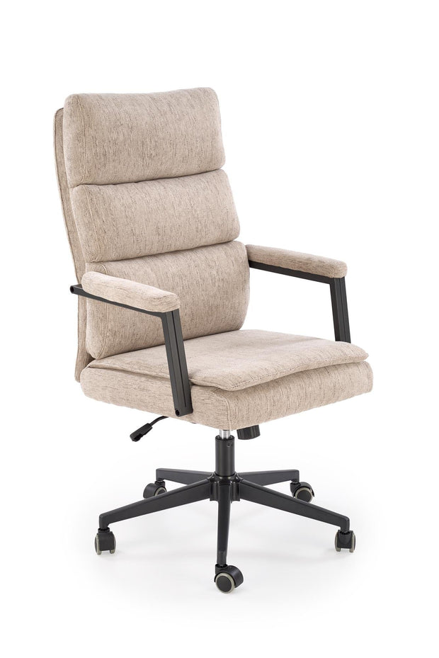 Sedia direzionali da ufficio in tessuto Adriano Beige