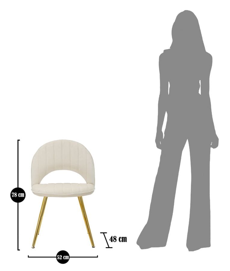 Sedia Flex Crema cm 52x48x78 Set 2Pz (7)