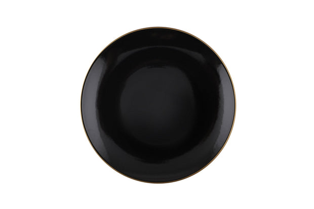 Servizio di piatti in ceramica Tysa Shine Nero, 24 pezzi (8)