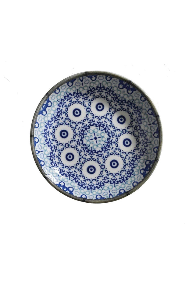 Servizio di piatti in porcellana Blue Mandala Multicolore, 24 pezzi (8)