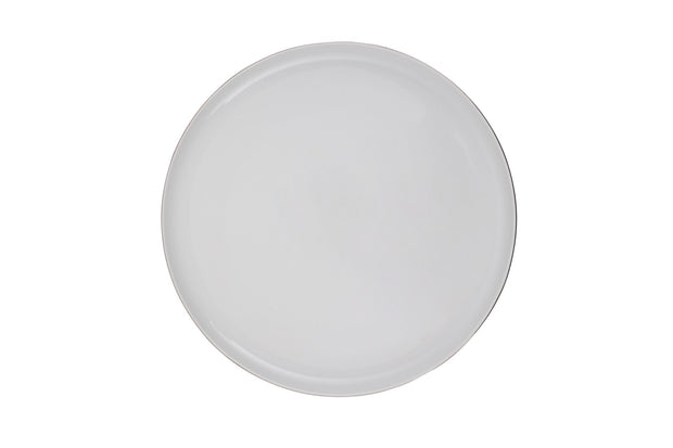 Servizio di piatti in porcellana Platinum Bianco, 24 pezzi (4)