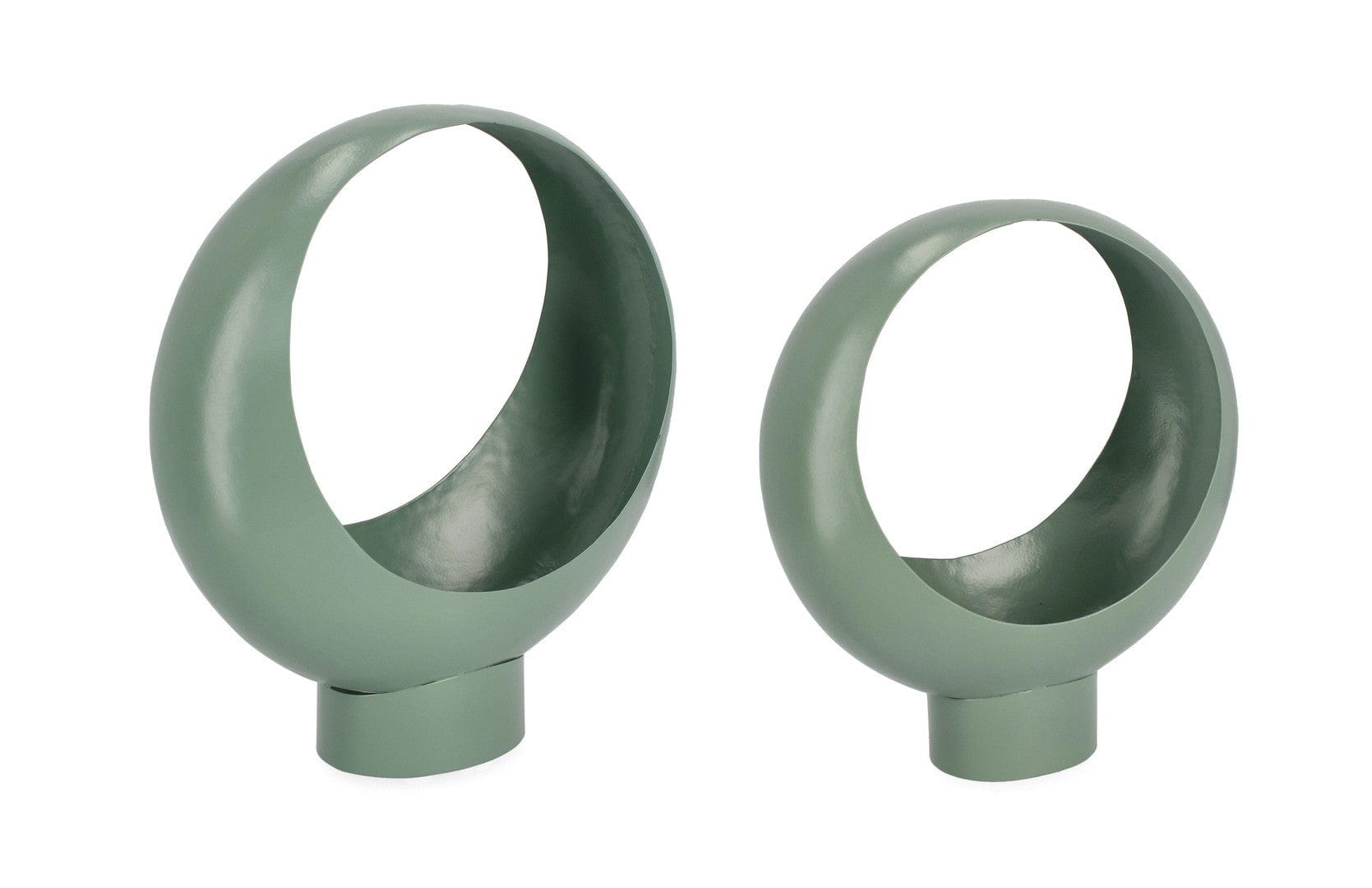 Bizzotto Set 2 Supporti per Piante Keyra Round Verde