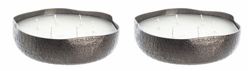 Set di 2 candele decorative Hammel L Grafite