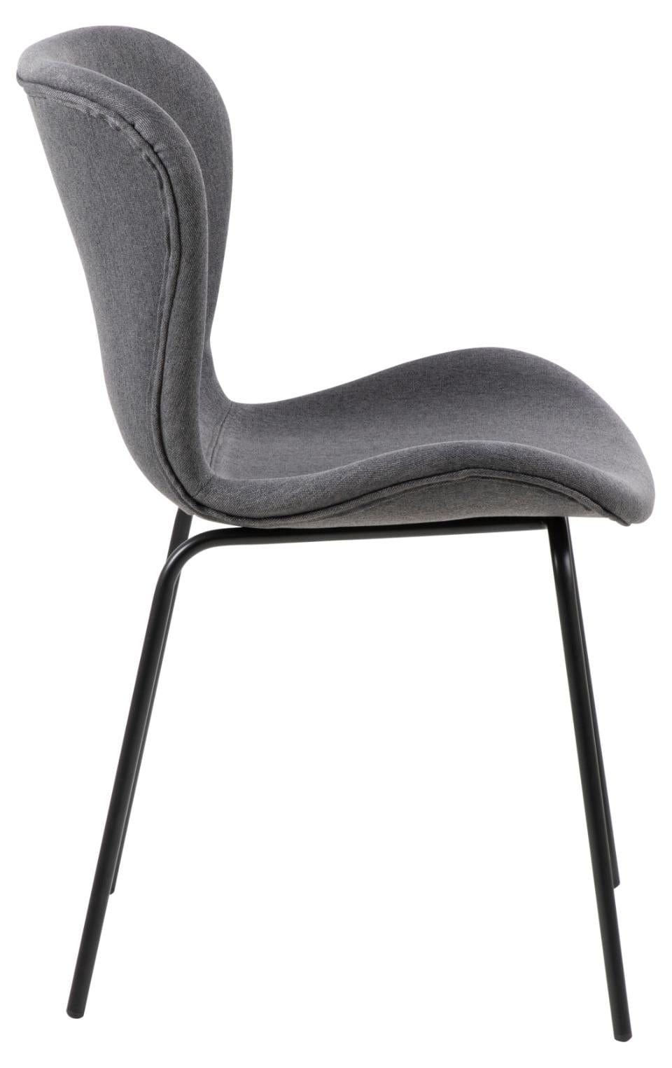 Set di 2 sedie da pranzo in tessuto Batilda A-1 Grigio (3)