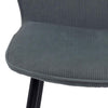 Set di 2 sedie da pranzo in tessuto Evelyn Grigio (5)