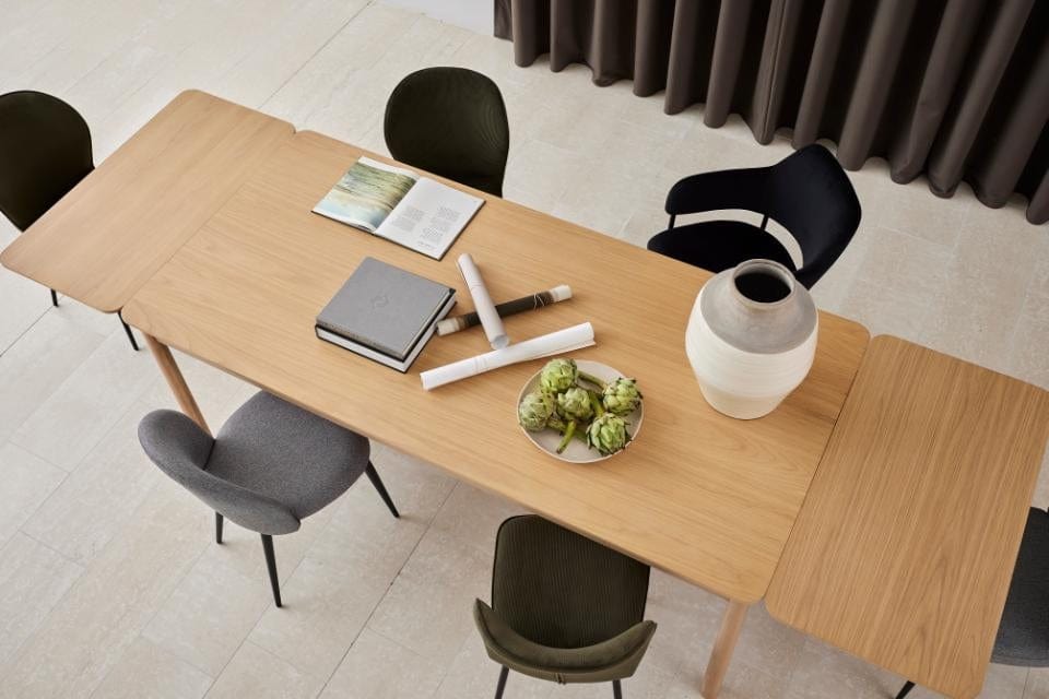 Set di 2 sedie da pranzo in tessuto Evelyn Verde (1)