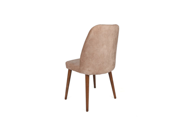 Set di 2 sedie da pranzo in velluto Alfa 463-V2 Beige (2)