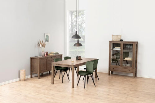 Set di 2 sedie da pranzo in velluto Batilda A-1 Verde (1)