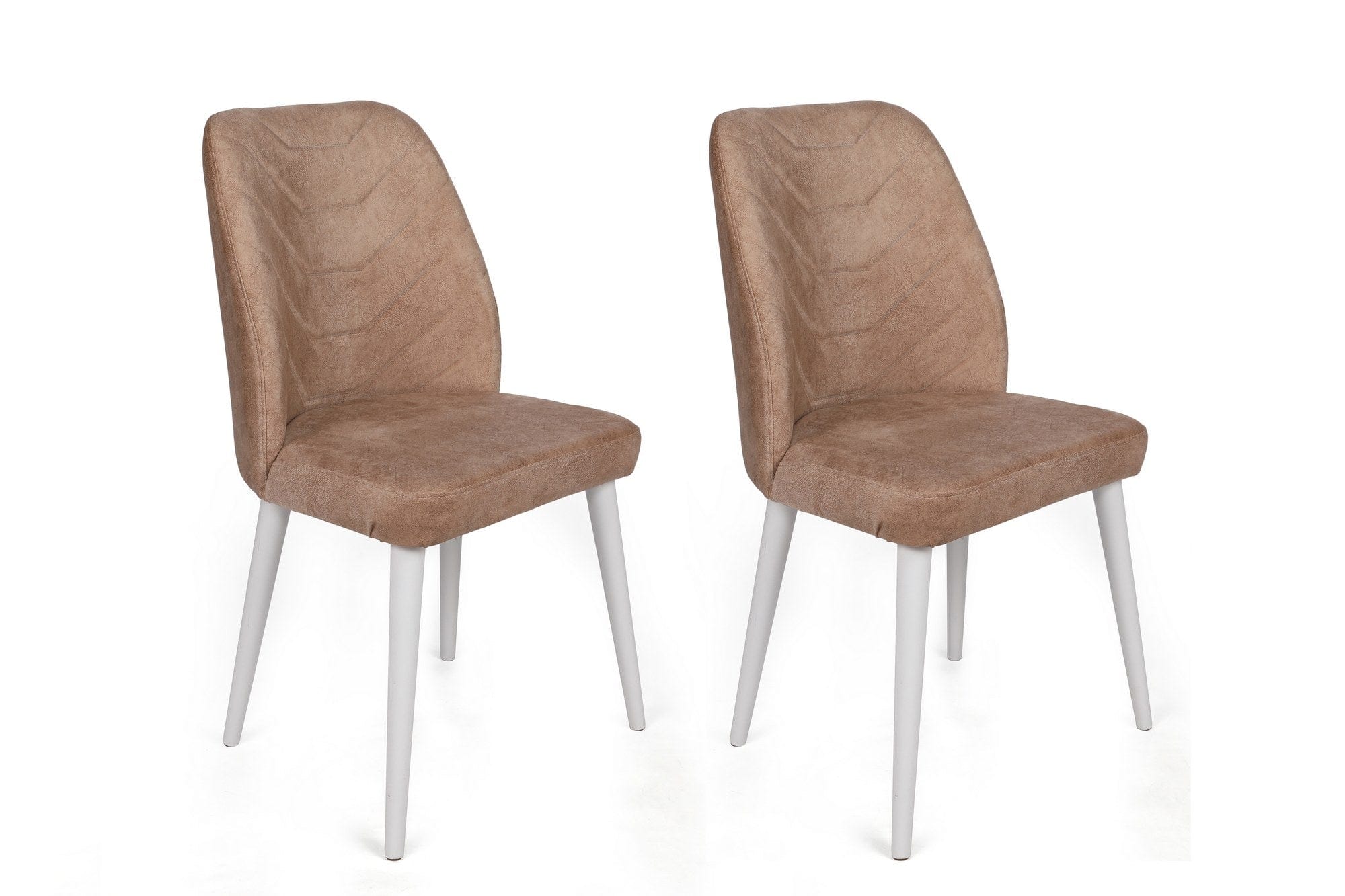 Set di 2 sedie da pranzo in velluto Dallas 583-V2 Cappuccino