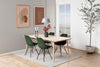 Set di 2 sedie da pranzo in velluto Eris Verde (1)