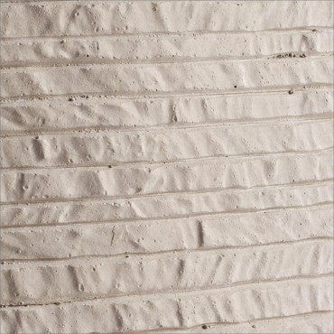 Bizzotto Set di 2 vasi da fiori Stone Rectangle Small Beige