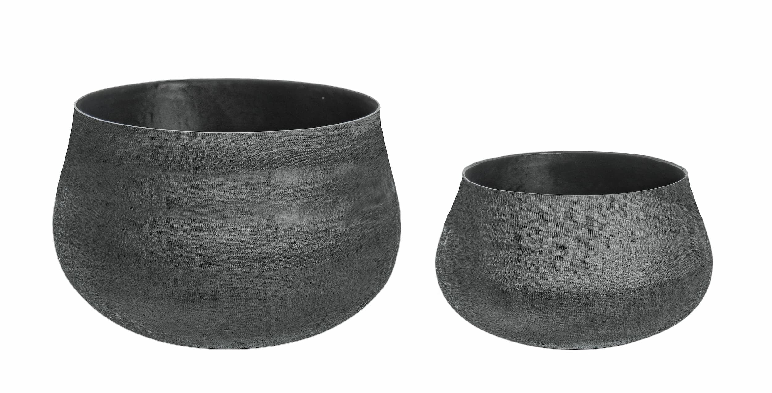 Set di 2 vasi per piante Hammel Wide Grafite
