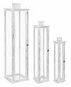 Set di 3 lanterne decorative Ottawa Bianco