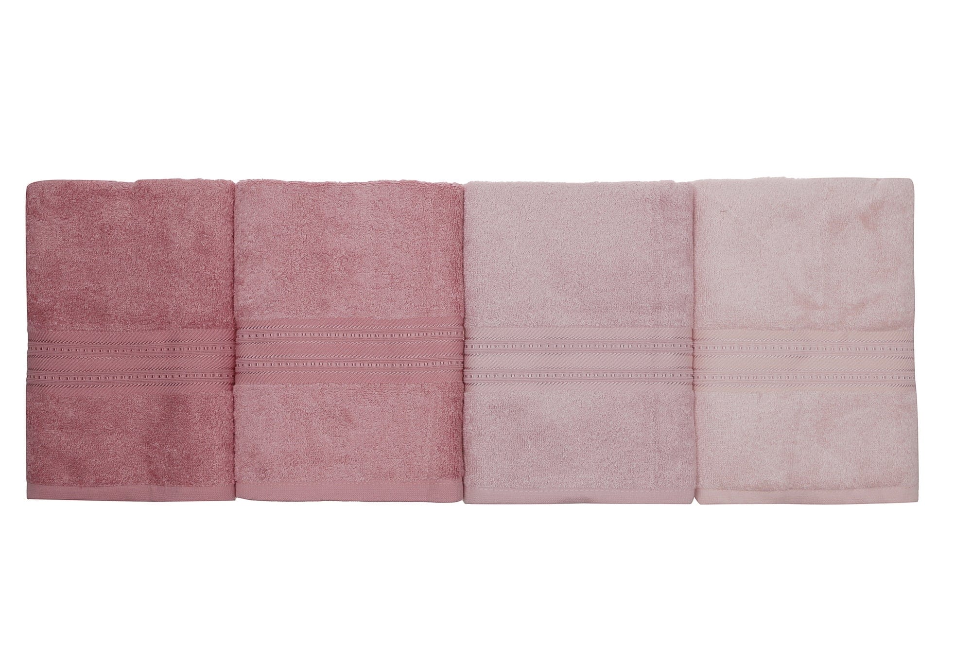 Set di 4 asciugamani Lavinya Rosa, 50 x 90 cm (1)