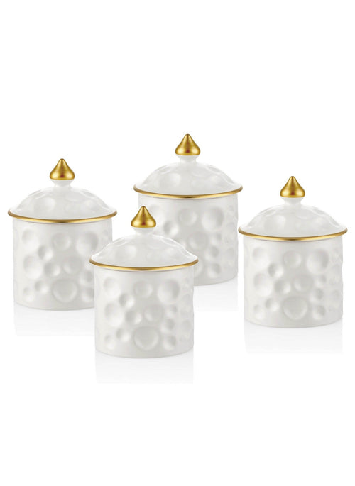 Set di 4 contenitori spezie Regal Bianco (1)