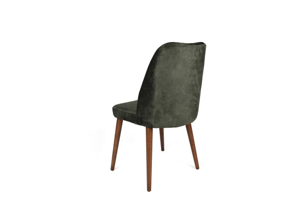 Set di 4 sedie da pranzo in velluto Alfa 462-V4 Verde (2)