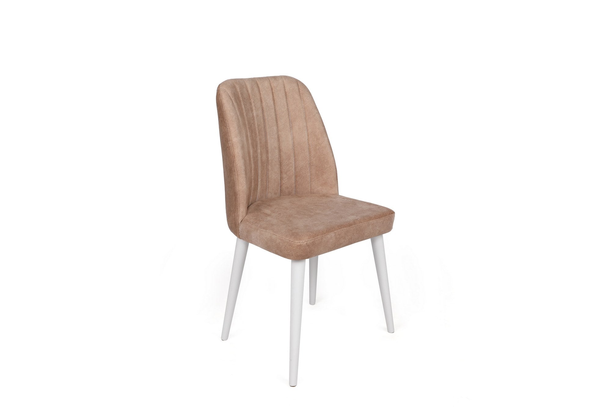 Set di 4 sedie da pranzo in velluto Alfa 493-V4 Cappuccino (1)