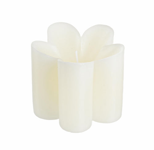 Set di 6 candele decorative Flower Bianco (1)