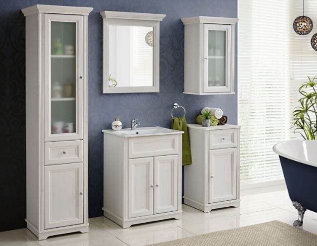 Set mobili da bagno Palace Andersen Bianco, 6 pezzi