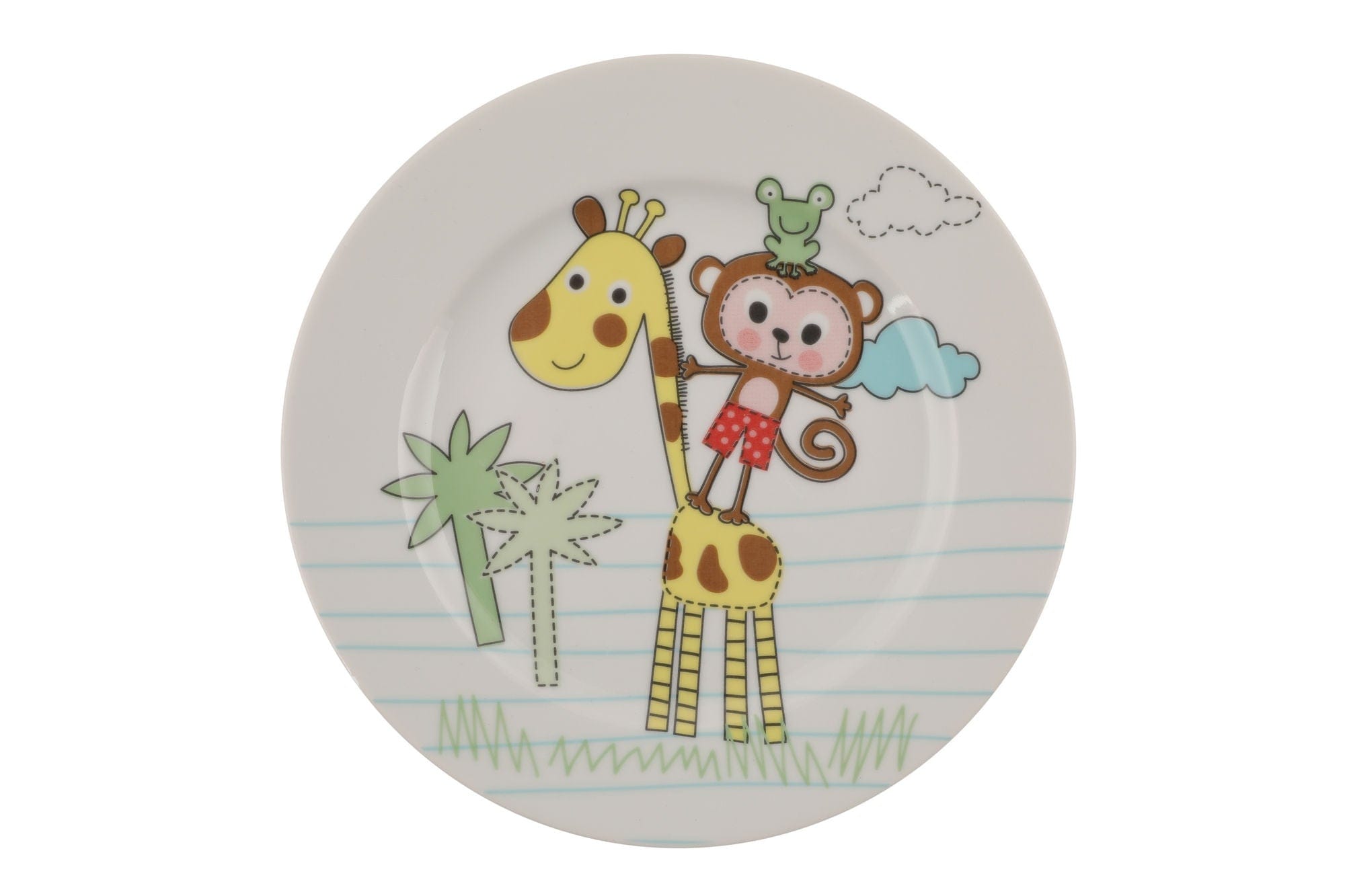 Set stoviglie per bambini in porcellana Jungle Multicolore, 5 pezzi (6)