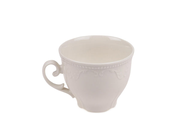 Set tazza caffè e piattino Julia Bianco, 12 pezzi (4)