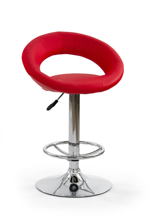 Halmar Sgabello da bar in ecopelle H15 Rosso