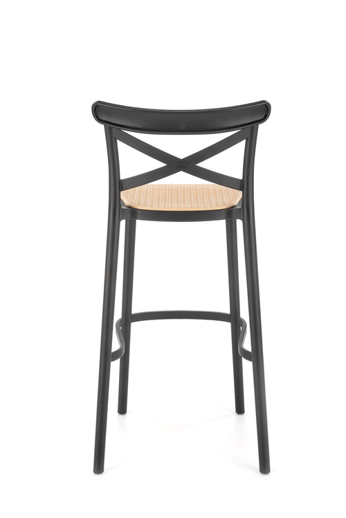 Halmar Sgabello da bar in plastica H111 Nero