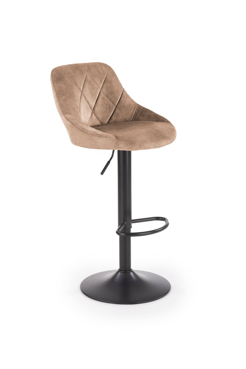 Halmar Sgabello da bar in velluto H101 Beige