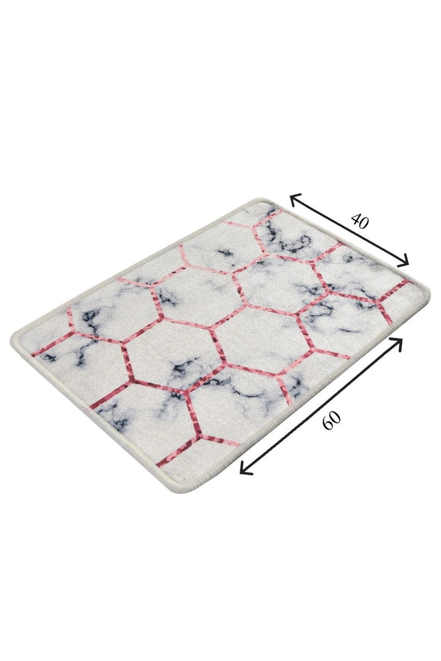 Tappetino per bagno Honeycomb Multicolore, 40 x 60 cm (4)