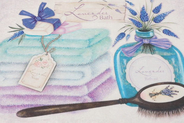 Tappetino per bagno Lavanda Multicolore, 40 x 60 cm (3)
