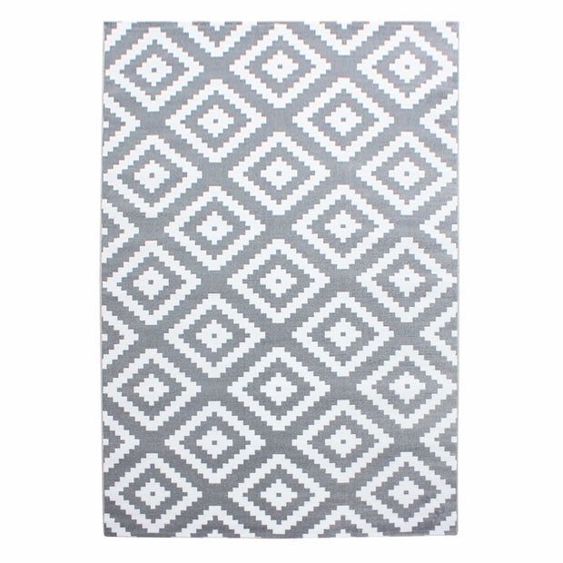 Ayyildiz Teppiche Tappeto Plus 8005 Geometric Grigio