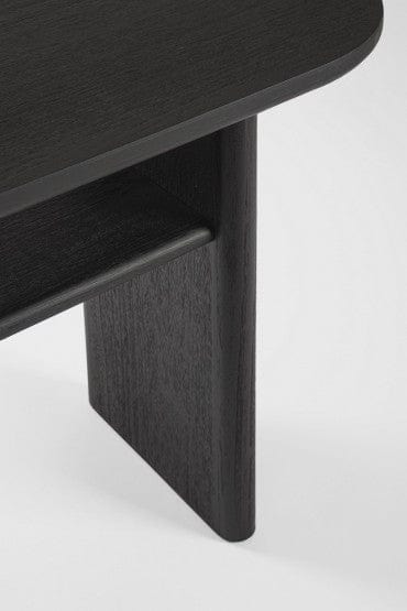 Bizzotto Tavolino consolle Empire Oval Nero