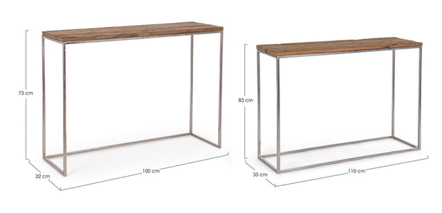 Bizzotto Tavolino consolle Rafter Naturale