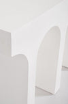 Bizzotto Tavolino consolle Rhome Shaped Bianco