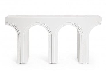 Bizzotto Tavolino consolle Rhome Twin Shaped Bianco