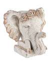 Bizzotto Vaso da fiori Elephant Head Avorio