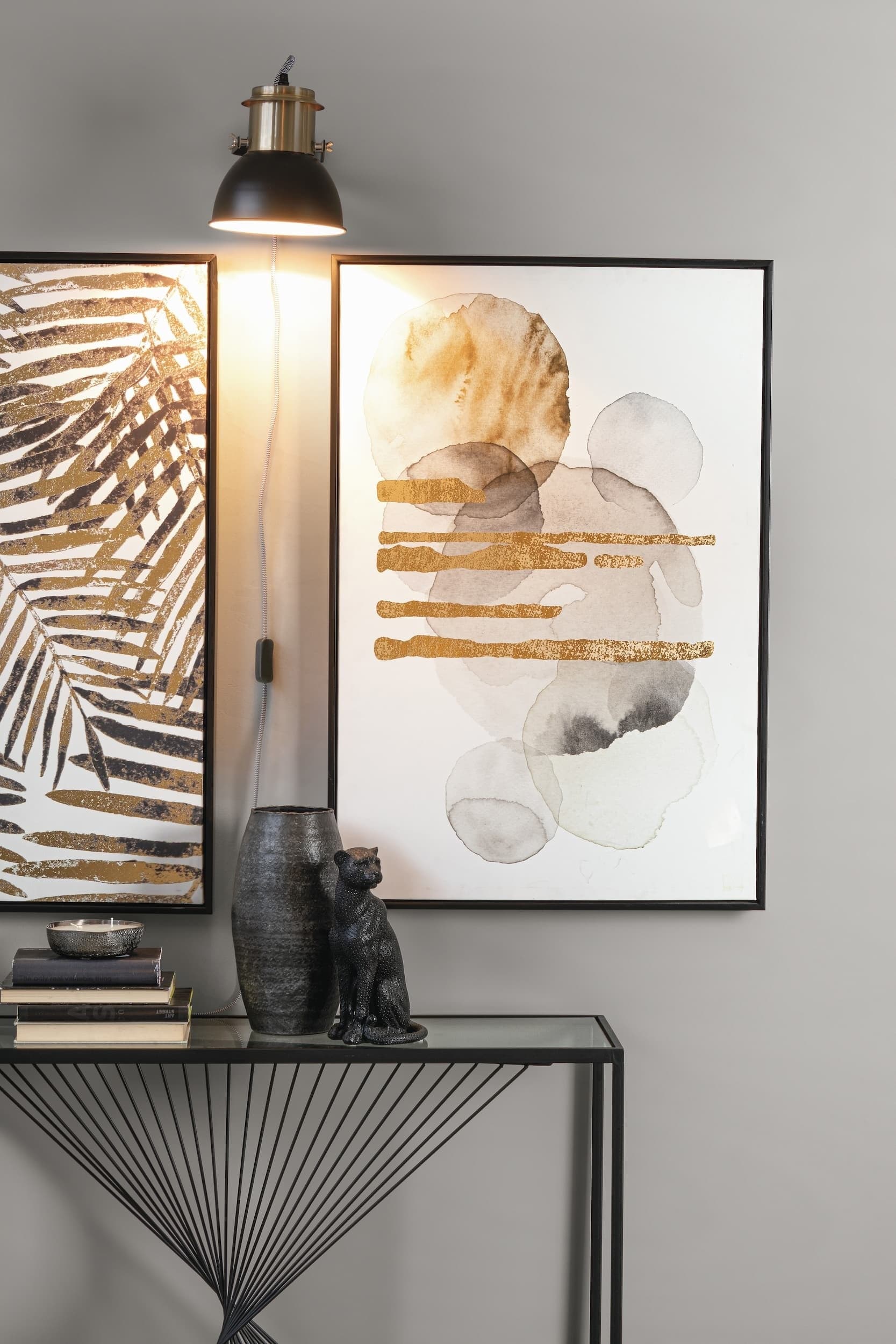Bizzotto Vaso decorativo Graceful M Grafite