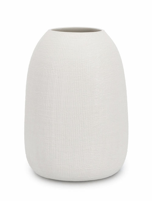 Bizzotto Vaso decorativo Papyrus L Bianco